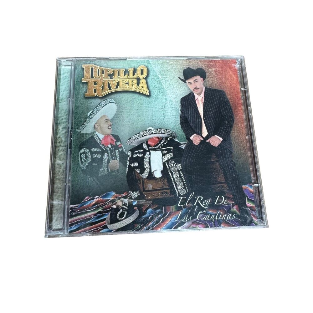 Lupillo Rivera CD El Rey De Las Cantinas Univision Records Spanish Music Album